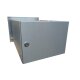 XXL Edelstahl Mauerdurchwurf Briefkasten mit Klingel - T: 39-62 cm - B-242