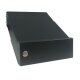 Mauerdurchwurf Briefkasten in RAL 7016 mit Klingel - T: 23-38 cm - D-041