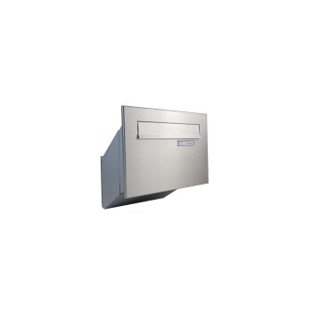 XXL Edelstahl Mauerdurchwurf Briefkasten - T: 23-38 cm - D-241