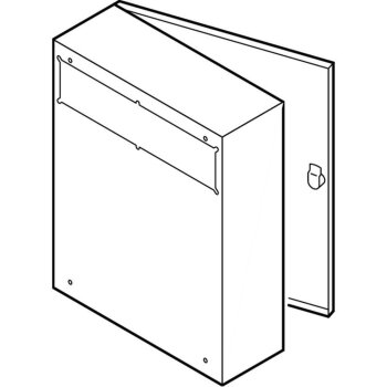 RENZ Briefkasten für Tor, Zaun und Tür in RAL...