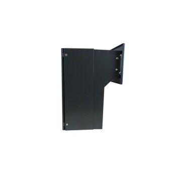 Mauerdurchwurf Briefkasten in RAL 7016 - T: 18-27 cm - F-04