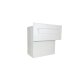 Mauerdurchwurf Briefkasten in RAL 9005 - T: 18-27 cm - F-04