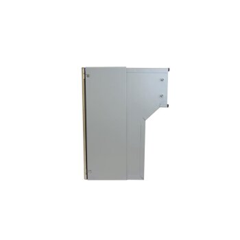 Edelstahl Mauerdurchwurf Briefkasten - T: 18-27 cm - F-04