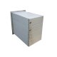 4er Edelstahl Mauerdurchwurf Briefkastenanlage - T: 39-62 cm- B-042