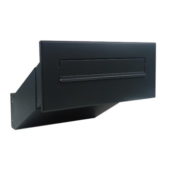 Mauerdurchwurf Briefkasten in RAL 7016 ohne Namensschild - T: 33-50 cm - D-042