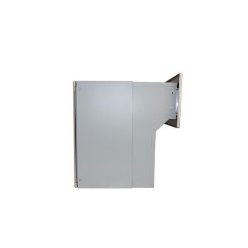 XXL Edelstahl Mauerdurchwurf Briefkasten - T: 27-40,5 cm - F-042