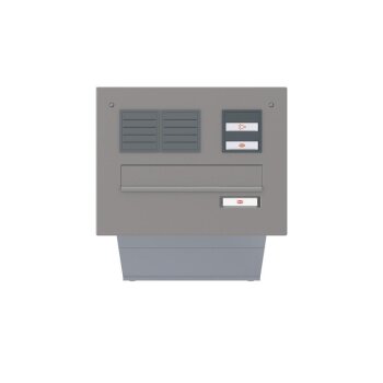 RENZ Mauerdurchwurf Briefkasten mit 300 mm Breite mit...