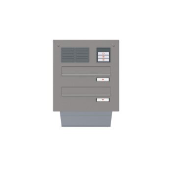 2er RENZ Mauerdurchwurf Briefkastenanlage mit 300 mm...