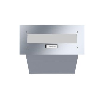 LEABOX Edelstahl Durchwurfbriefkasten - T: 26 - 41 cm