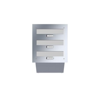 LEABOX Edelstahl Durchwurfbriefkasten - T: 26 - 41 cm