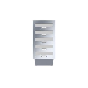 LEABOX Edelstahl Durchwurfbriefkasten - T: 26 - 41 cm