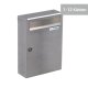 C-01 Edelstahl Aufputz-Briefkastenanlage (1-12 fach)