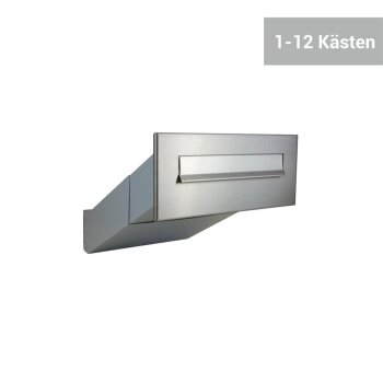 D-Serie Edelstahl Durchwurfbriefkasten (1-12-fach)