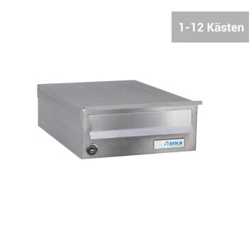 B-Serie Edelstahl Aufputz-Briefkastenanlage (1-12 fach)