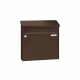 LEABOX Aufputzbriefkasten in RAL 8028 - LEA20
