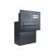 F-Serie Mauerdurchwurf Briefkasten mit Sprechsieb - Tiefe 19-40 cm