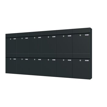 JU Avantgarde Aufputzbriefkastenanlage 1-12 fach