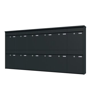 JU Avantgarde Aufputzbriefkastenanlage 1-12 fach