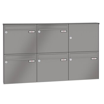 Aufputz-Briefkastenanlage in RAL (1-12-fach)