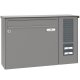 RENZ Basic B Briefkastenanlage Aufputz mit Sprechsieb RAL7016