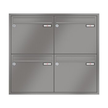 Unterputz-Briefkastenanlage in RAL (1-12-fach)