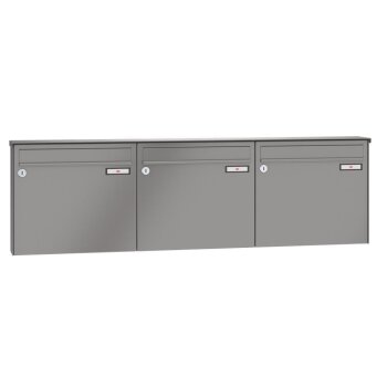 Aufputz-Briefkastenanlage in RAL (1-12-fach) 1-12 L - 370 x 330 x 100 mm-Ja-Nein-Wunsch-RAL-RENZ