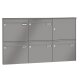 Aufputz-Briefkastenanlage in RAL (1-12-fach) 1-12 L - 370 x 330 x 100 mm-Ja-Nein-Wunsch-RAL-RENZ