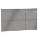 Aufputz-Briefkastenanlage in RAL (1-12-fach) 2-12 L - 370 x 330 x 100 mm-Ja-Ja-Wunsch