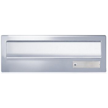 RENZ Edelstahl Mauerdurchwurf Briefkasten (18,5 - 25 cm...