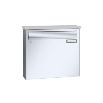LEABOX Aufputzbriefkasten in V2A Edelstahl - LEA3 (1-12-fach)