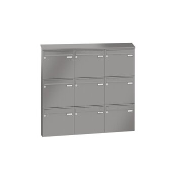 LEABOX Aufputzbriefkasten mit Schrägdach - LEA20 (1-12-fach)