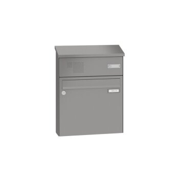 LEABOX Aufputzbriefkasten mit Schrägdach und Sprechfeld - LEA20 (1-12-fach)