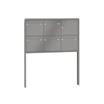 RENZ RS2000 freistehende Briefkastenanlage 5-fach