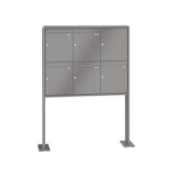 RENZ RS2000 freistehende Briefkastenanlage 5-fach