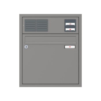 RENZ Eckrahmen Unterputz Briefkastenanlage mit Sprechsieb oben