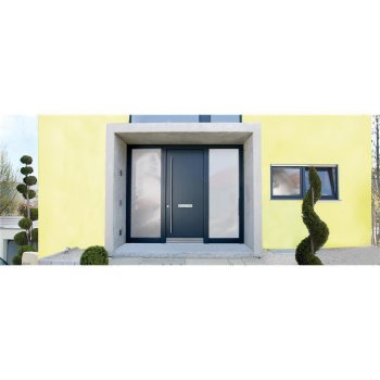 RENZ Briefkasten für Tor, Zaun und Tür in RAL Farben 12 L - 370 x 330 x 100 mm Stahl - ohne Namensschild, lackiert