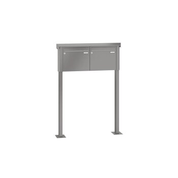 LEABOX 2er freistehende Briefkastenanlage in DB703 Dupont/Axalta (Fußplatten) - LEA20