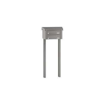 LEABOX 2er freistehende waagerechte Briefkastenanlage in DB703 Dupont/Axalta (einbetonieren) - LEA20