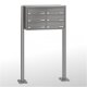 RENZ Quadra freistehende Briefkastenanlage waagerecht 6-fach