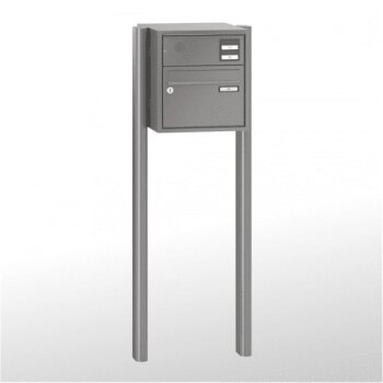 RENZ Quadra freistehende Briefkastenanlage waagerecht mit Sprechanlage
