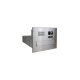 Edelstahl Kamera Durchwurf Briefkasten - T: 39-62 cm- B-042