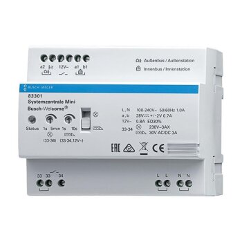 2er Edelstahl Kamera Durchwurf Briefkastenanlage - T: 39-62 cm- B-042