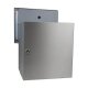 XXL Edelstahl Kamera Durchwurf Briefkasten - T: 27-40,5 cm - F-042