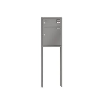 RENZ RS2000 freistehende Briefkastenanlage in RAL mit Sprechanlage 1-6 fach